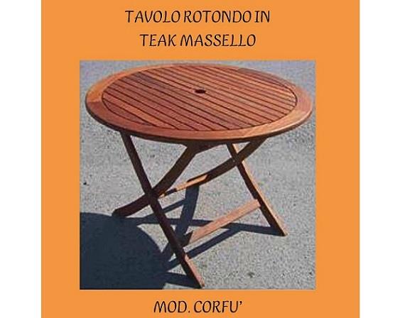 TAVOLO ROTONDO CORFU